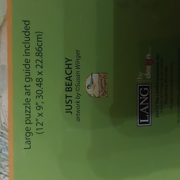 LANG Coastal Scene 500-Piece Puzzle - Multicolor - Picture 3 of 3